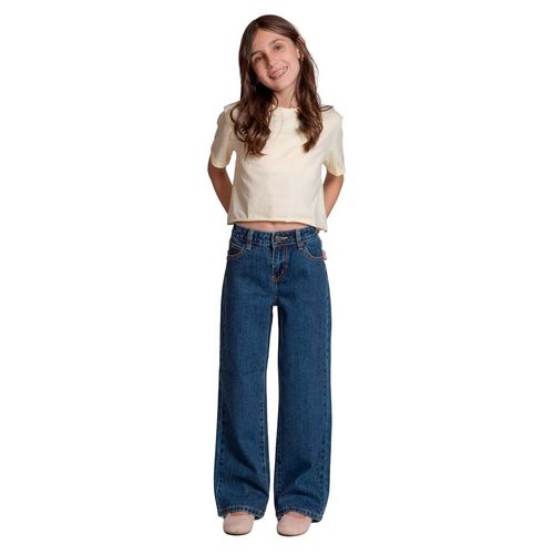 Pantalón de mezclilla Balam azul para niña blk7437