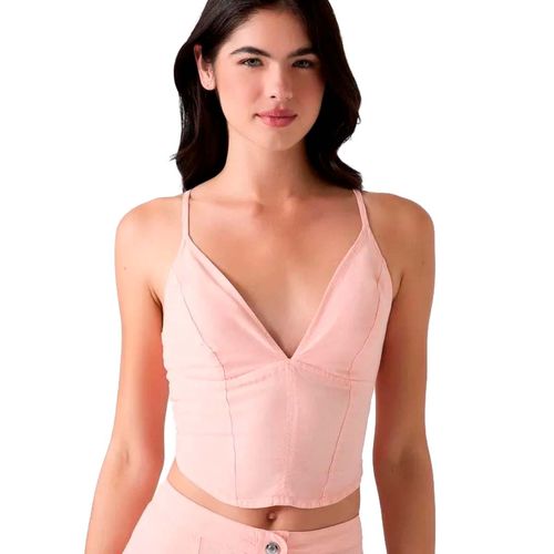 Blusa Guess rosa para dama w6gha0w2428-f6y