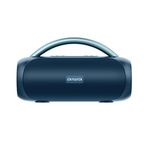Bocina portátil Aiwa resistente al agua azul aws10btu
