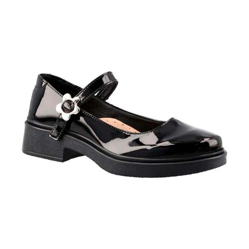 Zapato escolar Yuyin negro para jovencita 23260