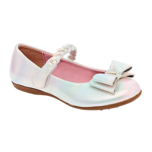 Zapato de vestir Tropicana blanco para niña 22027-