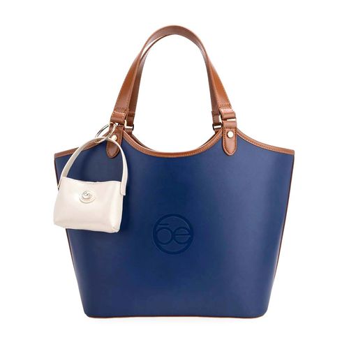 Bolso tote bag Cloe azul para dama 2blcv26650azu