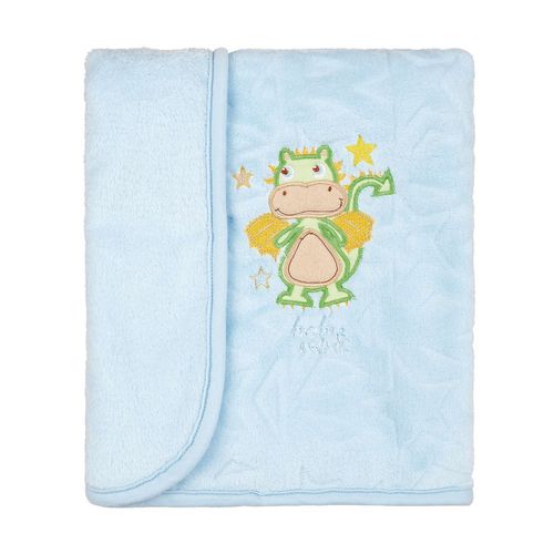 Frazada para bebé Baby Mink bm160 azul frazada extra suave