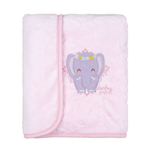 Frazada para bebé Baby Mink bm160 rosa frazada extra suave es