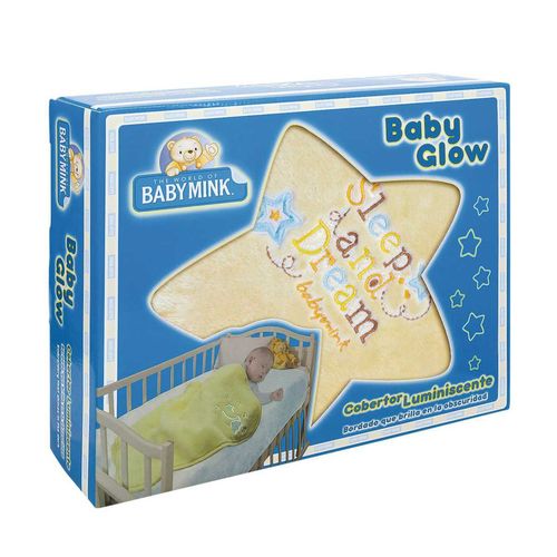 Cobertor para bebé Baby Mink bm049 rs baby glow cobertor