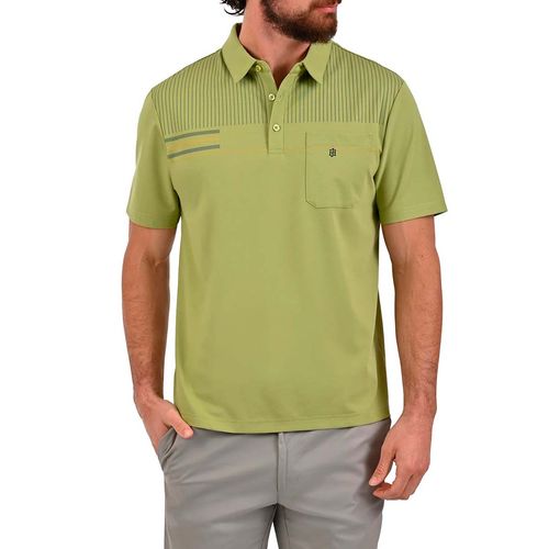 Playera tipo polo John Henry verde para caballero JS98T0049 23