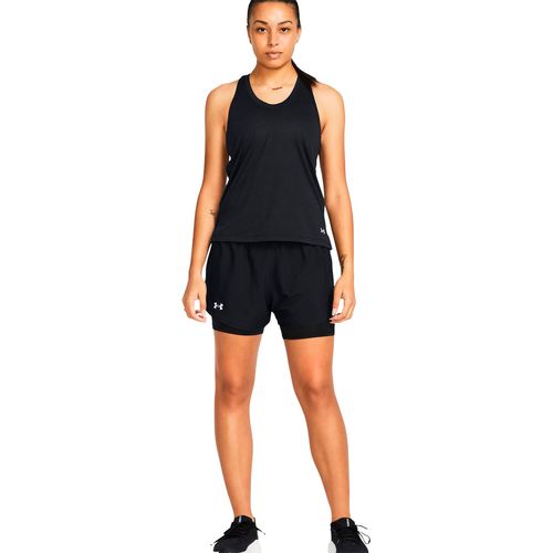 Short deportivo Under Armour negro para dama 1382440001