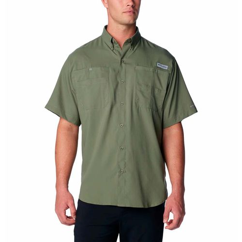 Camisa Columbia verde para caballero 1287051316