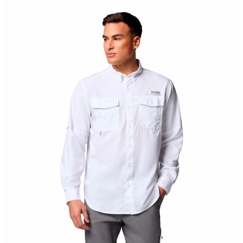 Camisa Columbia blanco para caballero 2120221100