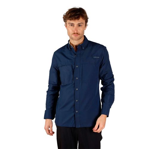 Camisa Eddie Bauer azul para caballero EB29-1686