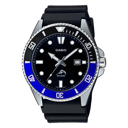 Reloj Casio negro para caballero MDV-106B-1A1VCF