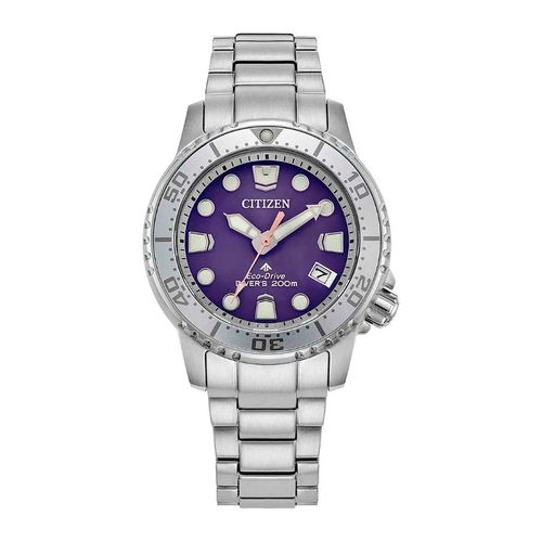 Reloj Citizen plateado para dama EO2027-50X