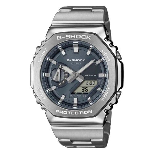 Reloj G-Shock plateado para caballero GM-2110D-8ACR