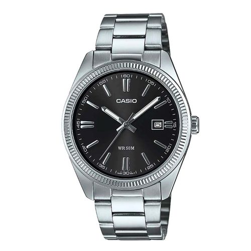 Reloj Casio plateado para caballero MTP-1302D-1A1VV