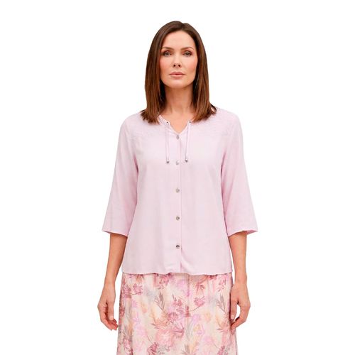 Blusa camisera Vitos lila para dama V69902