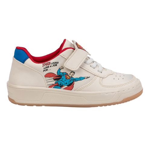 Tenis casual DC Comics beige para niño DC332630ST