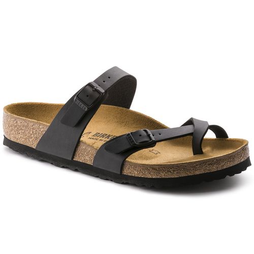 Sandalia casual Birkenstock negro para dama 71791