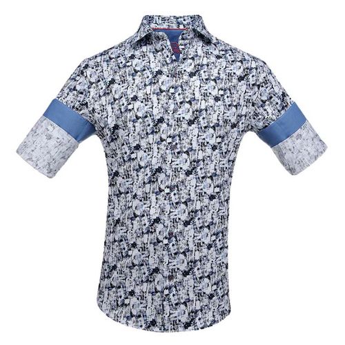 Camisa Cuadra multicolor para caballero  CM06915