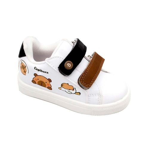 Tenis casual Bambino Kids blanco para niño BA1762