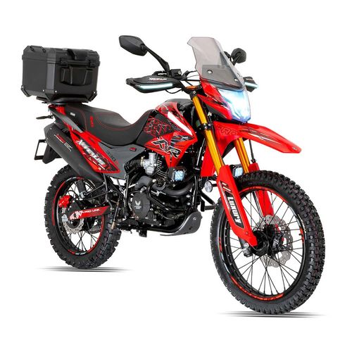 Motocicleta doble propósito Veloci xeverus evo pro 330 CC rojo 2027