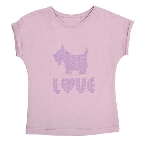 Playera Ferrioni lila para niña M30417