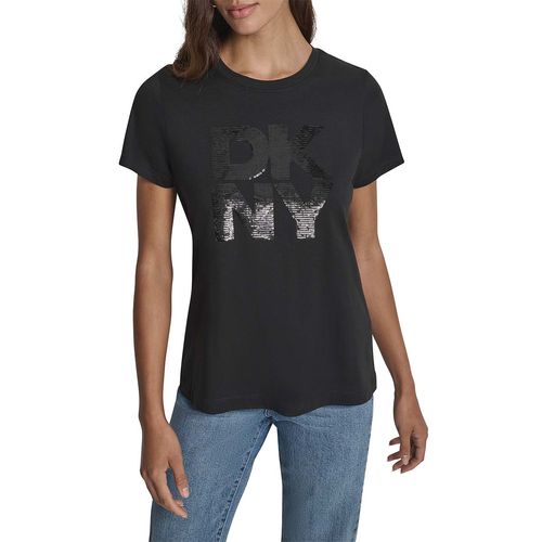 Playera Dkny negro para dama DJ6T1684-BBL