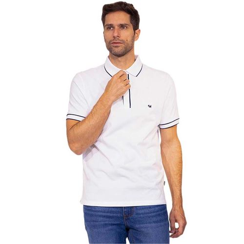 Camisa tipo polo Ferrioni blanco para caballero M29434