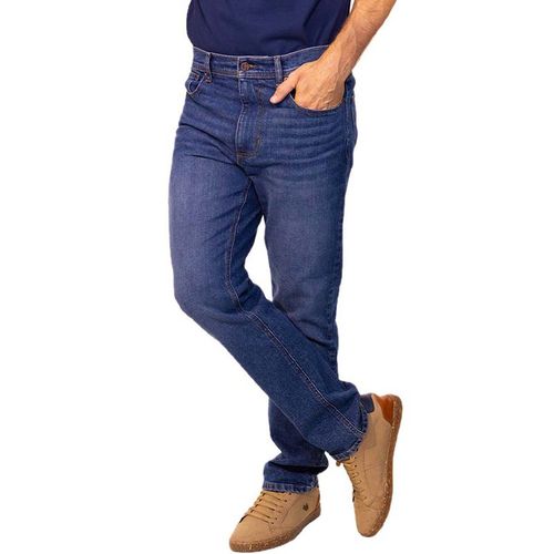 Pantalón de mezclilla Ferrioni azul para caballero M29430