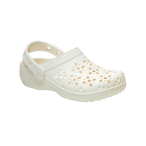 Sandalia casual Crocs blanco para dama 210927-0WV