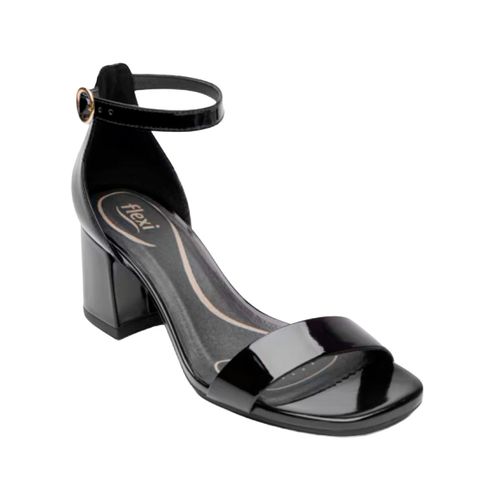 Sandalia casual Flexi negro para dama 139302