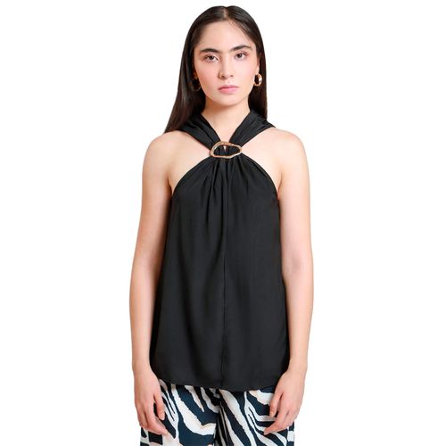 Blusa Lob negro para dama DBTS1046