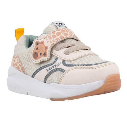 Tenis casual Vavito beige para niño VA730558ST