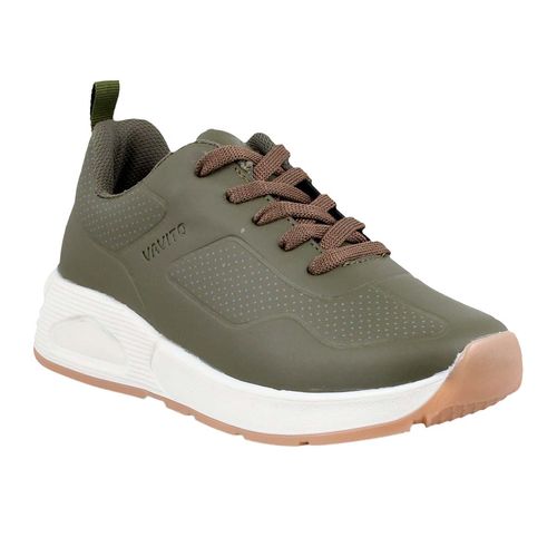 Tenis casual Vavito verde para niño VA831504ST