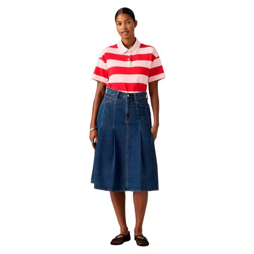 Falda de mezclilla  Levi's azul para dama 001VN-0002