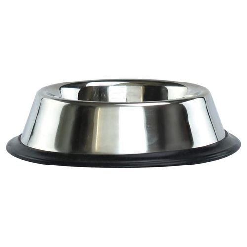 Plato para perro 8 oz Fancy Pets plata fl7101