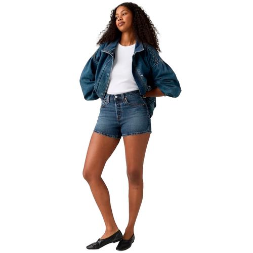 Short de mezclilla Levi's azul para dama 005DP-0015