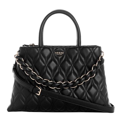 Bolso satchel Guess para dama negro qg973306-bla