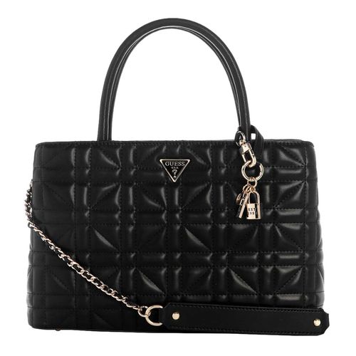 Bolso satchel Guess para dama negro qg962507-bla