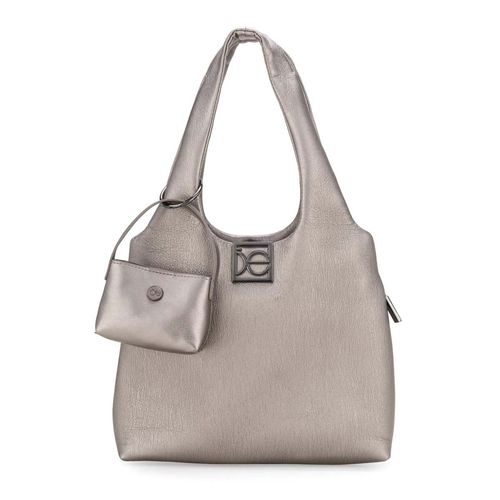 Bolso tote bag Cloe para dama plateado 2blcv26668ino