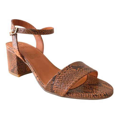 Sandalia casual Efe café para dama 353301