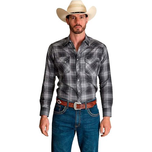 Camisa Wrangler negro para caballero 112380988