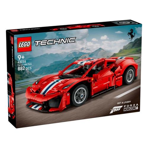 Armable Lego coche ferrari 488 pista 42235