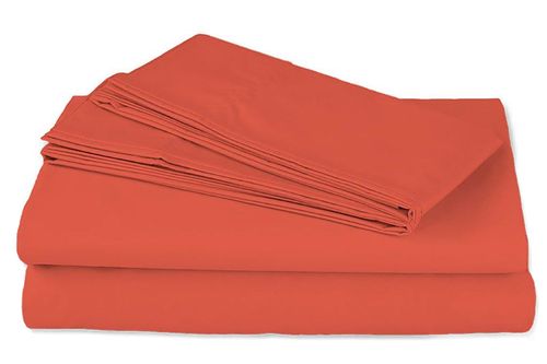 Juego de sábana Spring Air queen size coral
