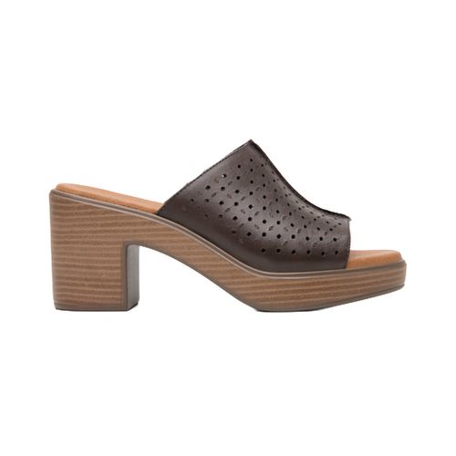 Sandalia casual Flexi café para dama 133506