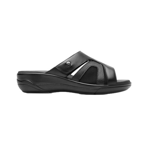 Sandalia casual Flexi negro para dama 133708