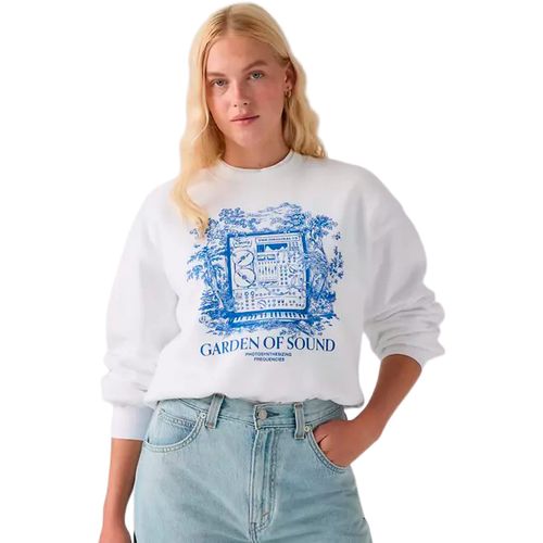 Sudadera Levis Misses  blanco para dama 008CG-0016