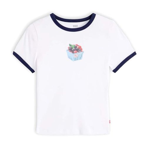 Playera Levi's blanco para dama A3519-0055