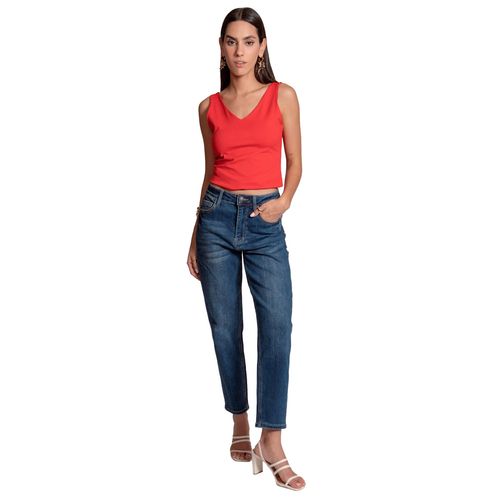 Pantalón de mezclilla Balam  azul para dama BL7589