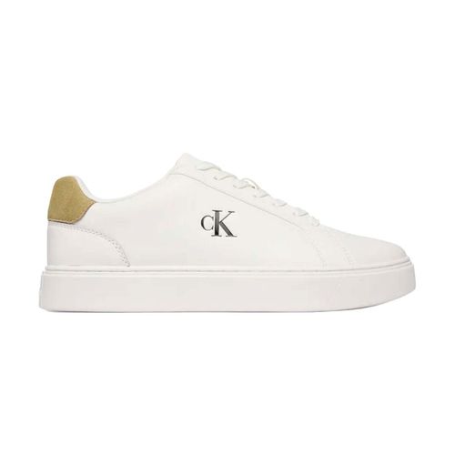 Tenis casual Calvin Klein blanco para caballero YM0YM01435-01V