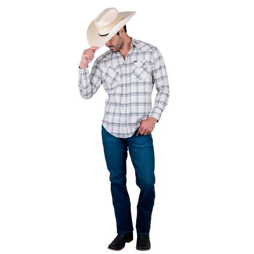 Camisa Wrangler multicolor para caballero 112387853